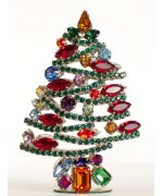 Swarovski Crystals Standing Abstract Christmas Tree  