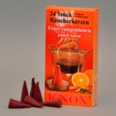 German PUNCH BOWLE Incense Cones Raeucherkerzen 