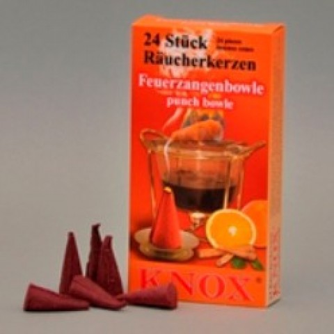 German  'PUNCH BOWLE'  Incense Cones Raeucherkerzen 