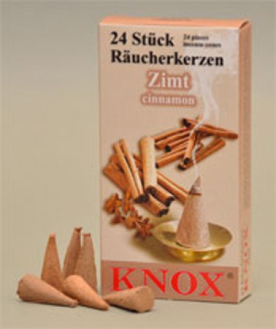 German CINNAMON Incense Cones Raeucherkerzen 