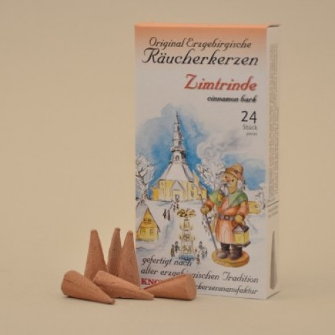Tradition of the Erzgebirge Cinnamon Bark Incense Cones