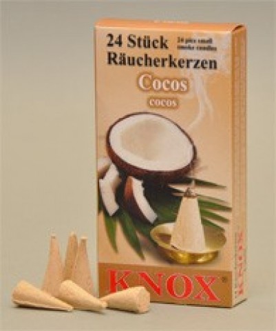 German 'COCOS' Incense Cones Raeucherkerzen 