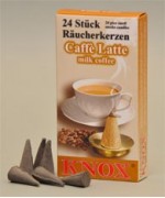 German 'CAFFE LATTE' Incense Cones Raeucherkerzen 
