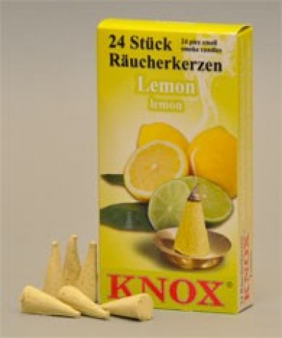 German 'LEMON' Incense Cones Raeucherkerzen 