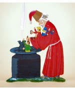 TEMPORARILY OUT OF STOCK - Zinnfiguren-Pewter Ornament 'Struwwelpeter' 'Niklas mit Tintenbuben' BABETTE SCHWEIZER 