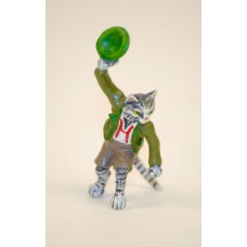 Vienna Bronze Cat Gentleman Miniature Figure - Irish