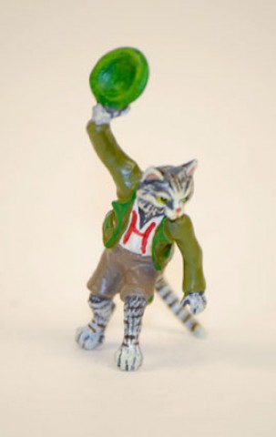 Vienna Bronze Cat Gentleman Miniature Figure - Irish