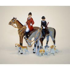 TEMPORARILY OUT OF STOCK  Vienna Bronze Riders and Hounds