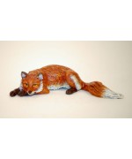 Vienna Bronze Fox Lying