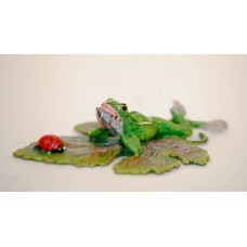 TEMPORARILY OUT OF STOCK <BR><BR>  Vienna Bronze 'Frog laying' 