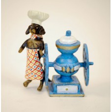 TEMPORARILY OUT OF STOCK <BR><BR>  Vienna Bronze 'Baker Dachshund' 