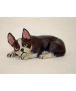 TEMPORARILY OUT OF STOCK <BR><BR>  Vienna Bronze 'Bulldog laying down' 