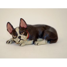 TEMPORARILY OUT OF STOCK <BR><BR>  Vienna Bronze 'Bulldog laying down' 