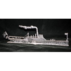 Wilhelm Schweizer Unpainted Pewter Old Diessen Steamer