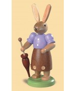Mueller Easter Bunny with Her Parasol - TEMPORARILY OUT OF STOCK