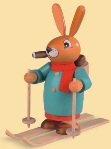 Mueller Smokerman Erzgebirge Easter Bunny Skier - COMING SOON