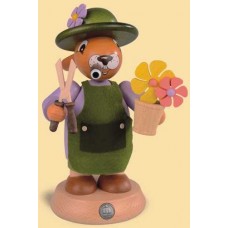 Mueller Smokerman Erzgebirge Easter Bunny Florist - TEMPORARILY OUT OF STOCK