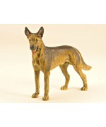 TEMPORARILY OUT OF STOCK <BR><BR>  Vienna Bronze 'German Shepherd' 
