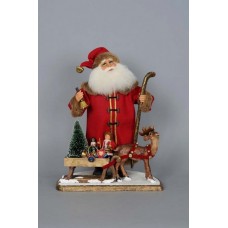 Karen Didion Signature Collection  Limited Edition  Vintage Santa wih Sled - TEMPORARILY OUT OF STOCK