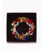 TEMPORARILY OUT OF STOCK - Swarovski Abstract Wreath Brooch