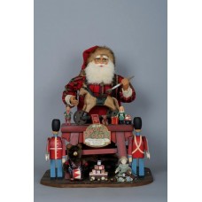 TEMPORARILY OUT OF STOCK Karen Didion  Vintage Toymaker Santa Claus 