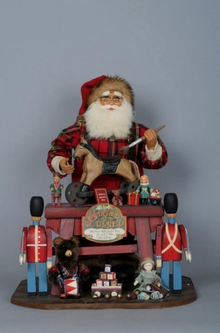 TEMPORARILY OUT OF STOCK Karen Didion  Vintage Toymaker Santa Claus 