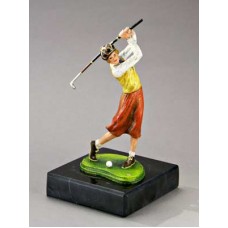 TEMPORARILY OUT OF STOCK <BR><BR> Vienna Bronze 'Female Golfer' 