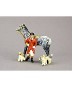 TEMPORARILY OUT OF STOCK - Vienna Bronze Fox Hunter with his Hounds