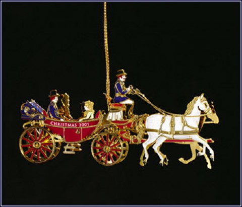  The White House Historical Christmas Ornament Andrew Johnson - 2001