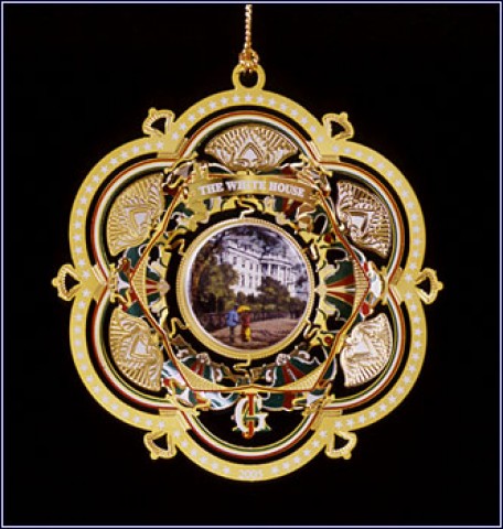 The White House Historical Christmas Ornament James Garfield - 2005 