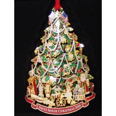 The White House Historical Christmas Ornament Benjamin Harrison - 2008