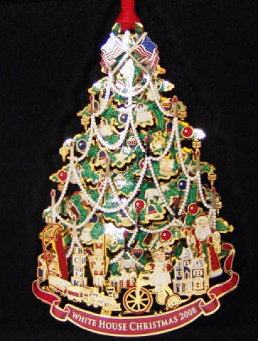 The White House Historical Christmas Ornament Benjamin Harrison - 2008