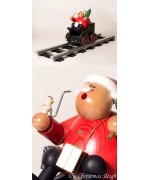 KWO Smokerman  Santa Claus Riding Train 