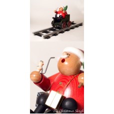 KWO Smokerman  Santa Claus Riding Train 