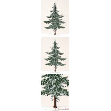 Winter Pine Tree  Standing Pewter Wilhelm Schweizer - TEMPORARILY OUT OF STOCK