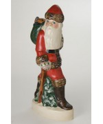 Vaillancourt  Large Santa with Walk Stick 