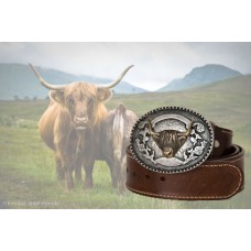 TEMPORARILY OUT OF STOCK - Scottish Highland  'Leather Belt' 