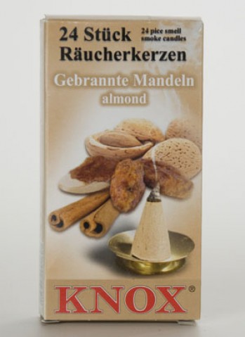 German 'ALMOND'  Incense Cones Raeucherkerzen 