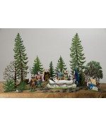 TEMPORARILY OUT OF STOCK - Wilhelm Schweizer Fairytale Pewter Snow White and the Seven Dwarves Set 