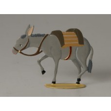 Schmaedl-Krippe Esel / Donkey' Standing Pewter Wilhelm Schweizer 