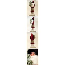 TEMPORARILY OUT OF STOCK Ino Schaller Paper Machee Santa 'Large in Red' 