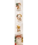 TEMPORARILY OUT OF STOCK - Ino Schaller Paper Machee Santa With Ornament Tree