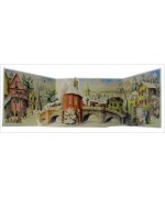 Old German Paper Advent Panorama Calendar - SOLD OUT
