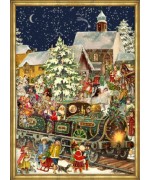 Weihnachtskarte Advent Calendar Card  