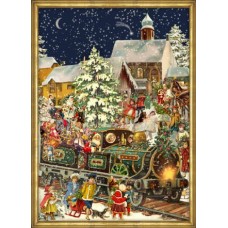 Weihnachtskarte Advent Calendar Card  