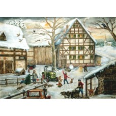 Old German Paper Advent Calendar - SOLD OUT