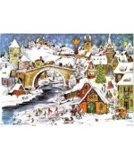 Old German Paper Advent  Calendar  - TEMPORARILY OUT OF STOCK