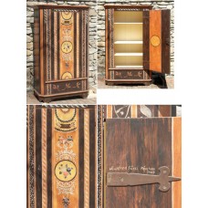 Handcrafted German Wooden Cabinet 