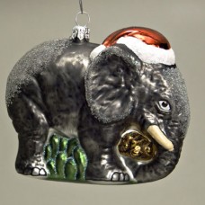 Mouth Blown Glass Ornament 'Elephant' - TEMPORARILY OUT OF STOCK