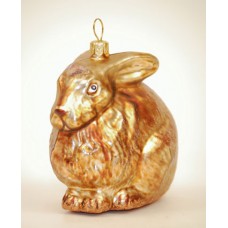 Mouth Blown Glass Ornament 'Young Hare' - TEMPORARILY OUT OF STOCK